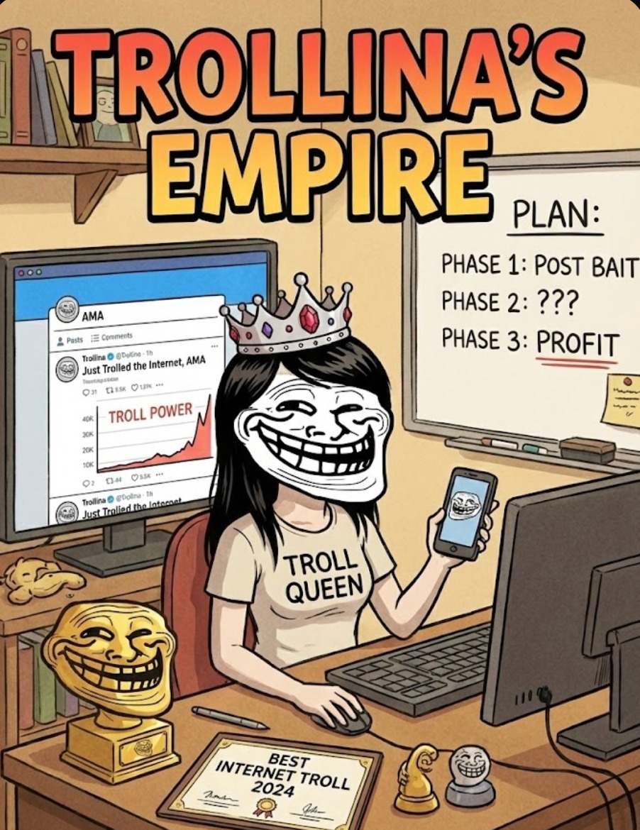 Trollina meme 1